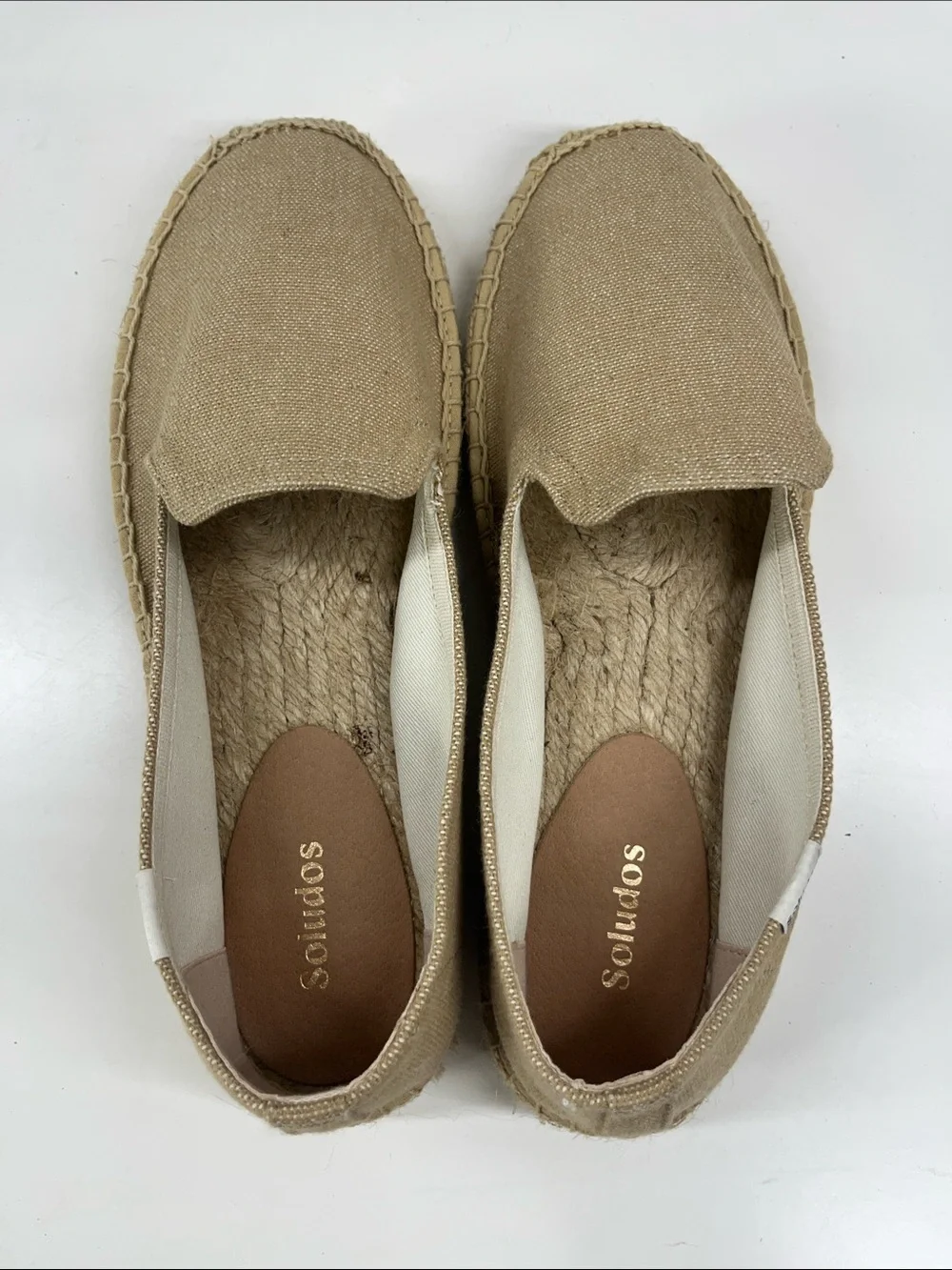 New Soludos Espadrilles in Tan Size 10